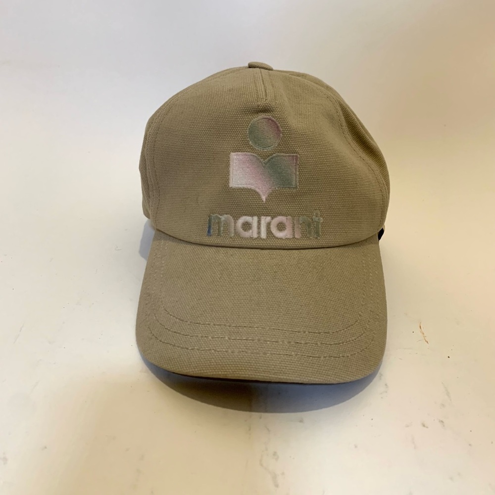 Isabel Marant Neutral Logo Baseball Cap